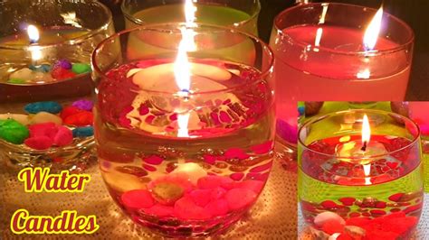 Diy Water Candles Decorations Floating Candles Youtube
