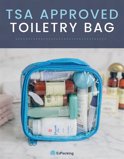 Clear Tsa Approved 3 1 1 Travel Toiletry Bag For Carry On Quart Size