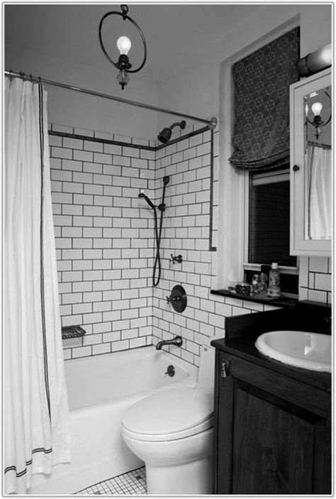 Black Subway Tile Bathroom Ideas Design Corral