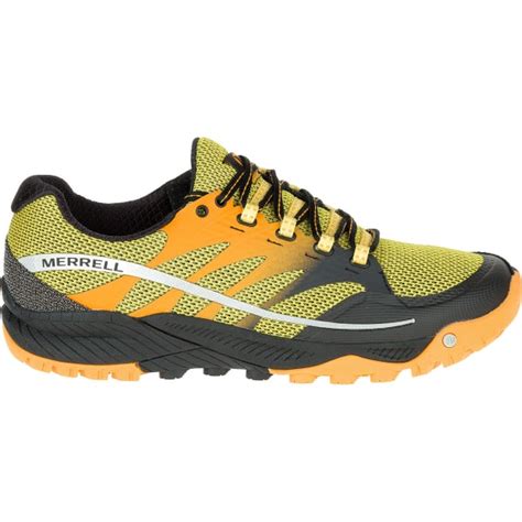 Merrell Mens All Out Charge Trail Running Shoes Yellow Eastern