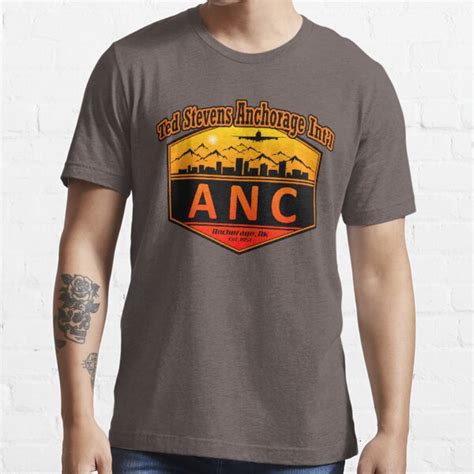 Ted Stevens Anchorage International Airport Code T Shirt For Sale By Tundra300 Redbubble