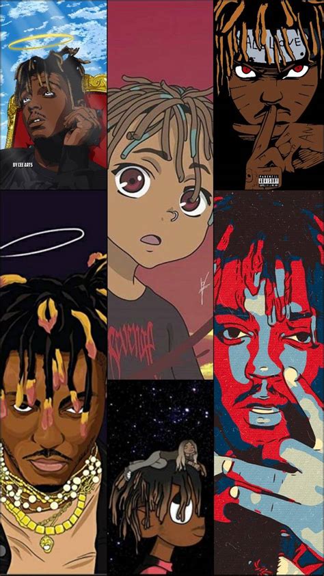 Juice Wrld Cartoon Wallpaper 4k 46 Juice Wrld Wallpapers On