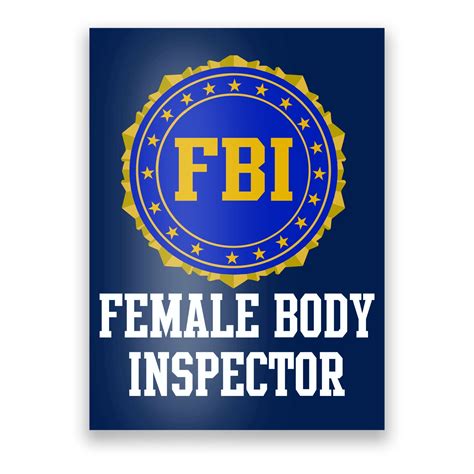 Female Body Inspector Poster Teeshirtpalace