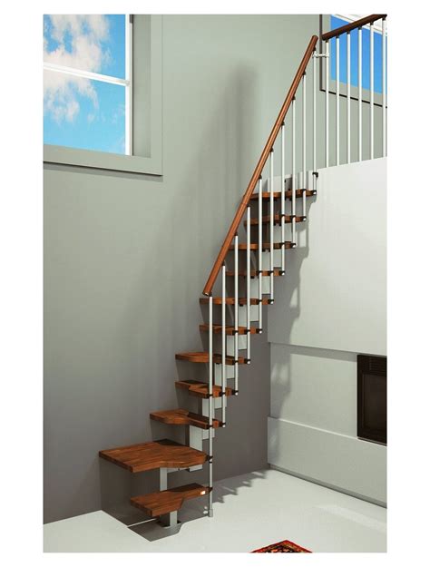 Mini Plus Space Saver Staircase In Walnut