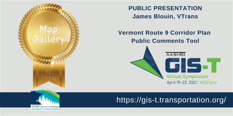 2021 Best Public Presentation James Blouin Vermont Agency Of