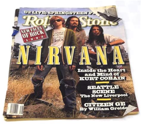Magazine Rolling Stone Kurt Cobain Nirvana Italien Kendrick Lamar