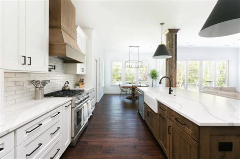 Previous photo in the gallery is galley kitchen layout best room. Beautiful Farmhouse Galley Kitchen Pictures Ideas White Gray Color Pallete With Small White ...