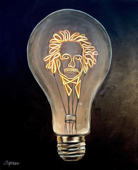 Albert Einstein Inventions Light Bulb