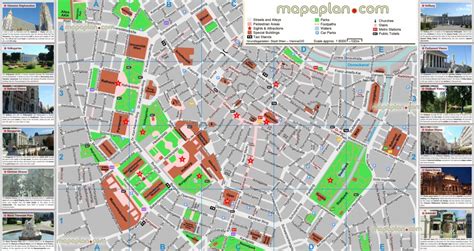 Map Of Vienna Tourist Attractions Sightseeing And Tourist Tour