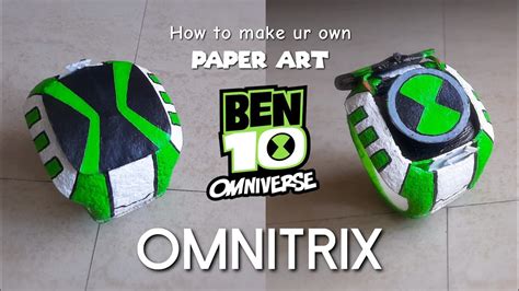 Diy How To Make Ben 10 Omniverse Omnitrix Free Template Functional