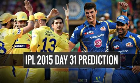 Get indian premier league points table 2021 and check for ipl team rankings, team points, matches won, loss, net run rate and updated ipl 2021 team standings. IPL 2015 Day 31: Today's Prediction, Current Points Table ...