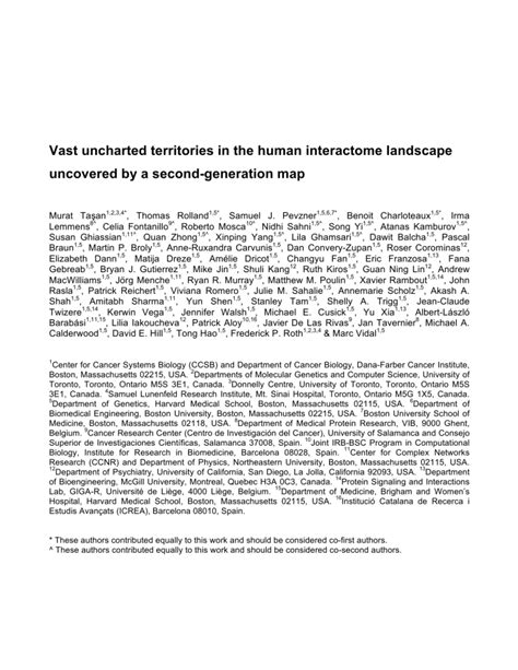 Vast Uncharted Territories In The Human Interactome Landscape