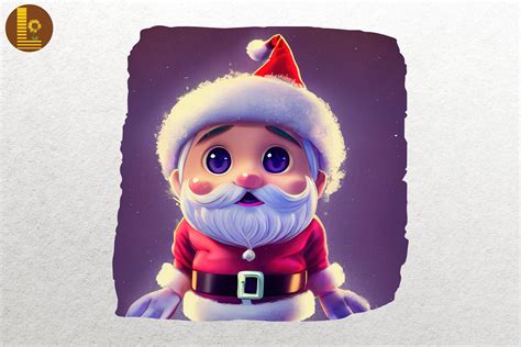 Cute Chibi Santa Claus Christmas By Mulew Art Thehungryjpeg