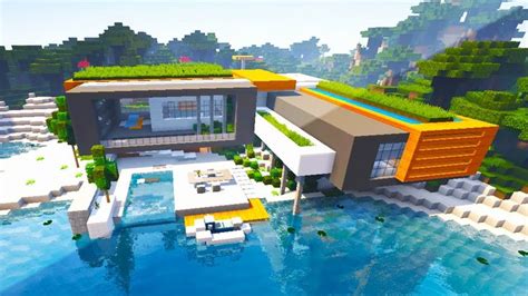 Minecraft Modern Beach House How To Build A Modern House