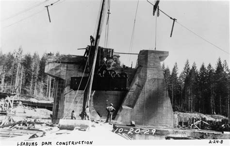 Leaburg Oregon | Leaburg Dam Construction. | curtis Irish | Flickr