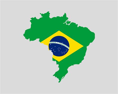 Mapa de Brasil SVG PNG Bandera de Brasil Svg Esquema de Etsy México