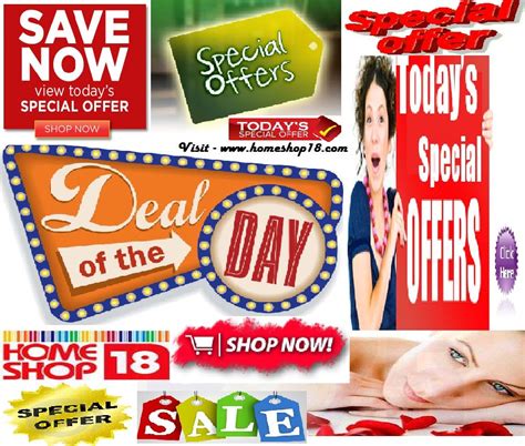 Todays Special Offer By Homeshop18 Remarkable Deals Of The Day With