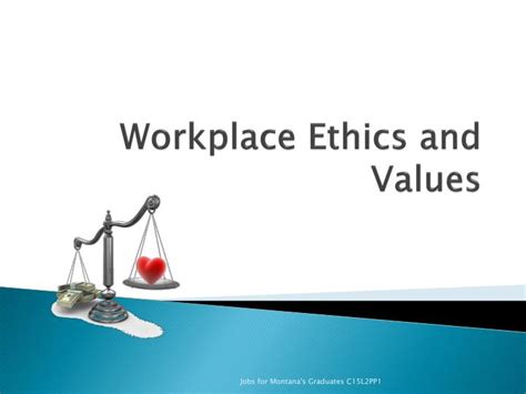 Ppt Workplace Ethics And Values Powerpoint Presentation Free