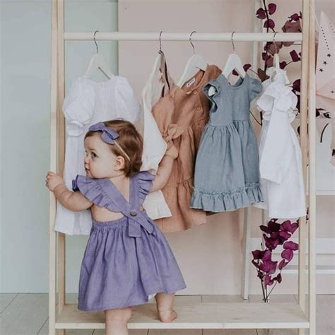 Toddler Montessori Wardrobe Small Kids Clothing Rack Length Etsy