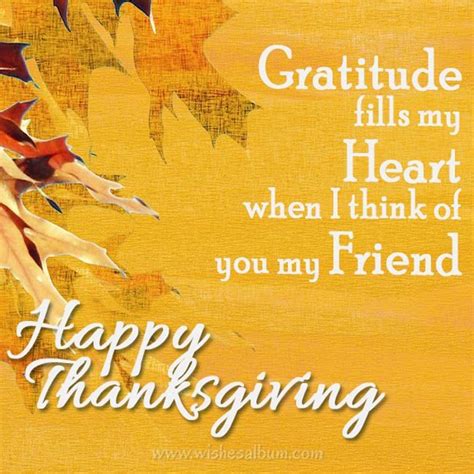 A Happy Thanksgiving Card With Leaves And The Words Grateful Fills My