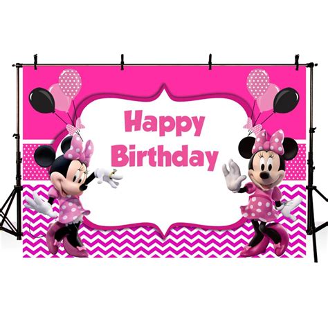 Minnie Mouse Birthday Backdrop Party Photo Booth Backdrop Photo Booth