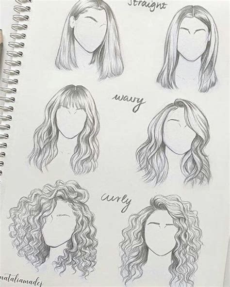 30 Amazing Hair Drawing Ideas And Inspiration Brighter Craft Cabelo