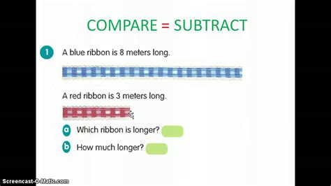 Lesson 2 Comparing Lengths In Meters Youtube