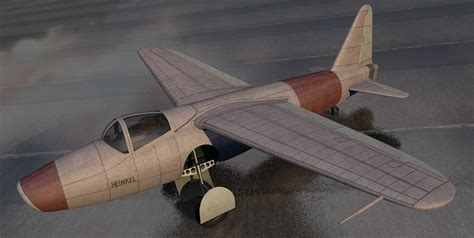 Heinkel He 178 3d Cgtrader