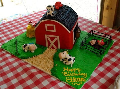Barnyard Birthday Cake
