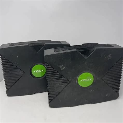 Lot Of 2 Broken Original Og Xbox Consoles Only For Parts Or Repair 49
