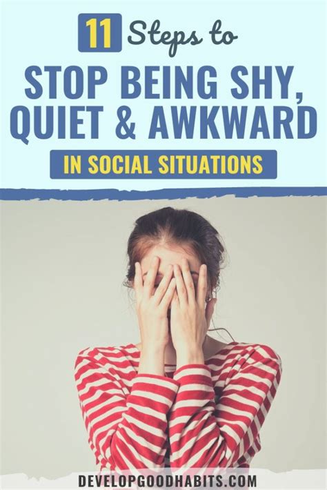 11 steps to stop being shy quiet and awkward in social situations