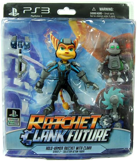Ratchet And Clank Action Figure Pack Holo Armour Ratchet And Clank