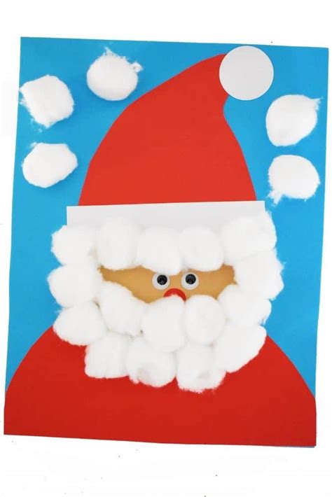 Easy Christmas Santa Claus Craft For Toddlers Journey To Sahm