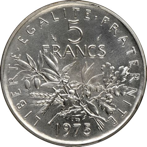 France 5 Francs Km P531 Prices And Values Ngc