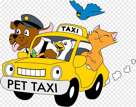 Pet Sitting Pet Taxi Dog Cat Taxi Cartoon Mammal Pet Car Png Pngwing
