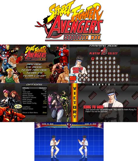 Mugen Screenpack Street Fighteravengers By Mickrigal On Deviantart