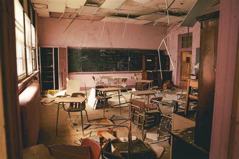 Abandoned High School Classroom R Urbanexploration