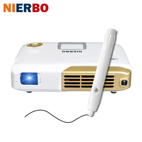 Nierbo 4k Interactive Portable Projector Full 3d School Android Wifi