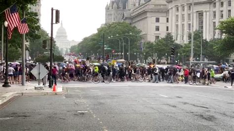 Black Lives They Matter Here Marchers Persist Despite Rain In Dc