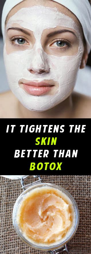It Tightens The Skin Better Than Botox This 3 Ingredients Face Mask