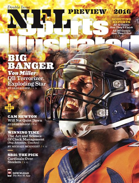 Panthers Featured On Sports Illustrated Nfl Preview Cover Sports