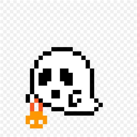 Ghost Pixel Art Grid