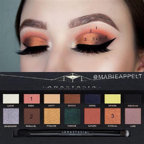 anastasiabeverlyhills prism palette makeup look tutorial step by step marie appelt