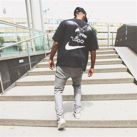 The Black T Shirt Nikelab X Offwhite That Is On The Influencer Kevin J