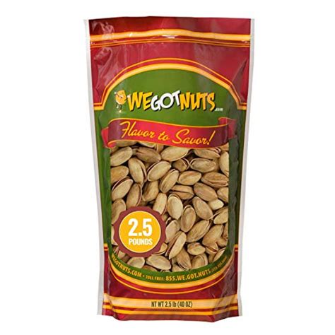 Turkish Pistachios Antep Roasted Salted In Shell We Got Nuts Lb