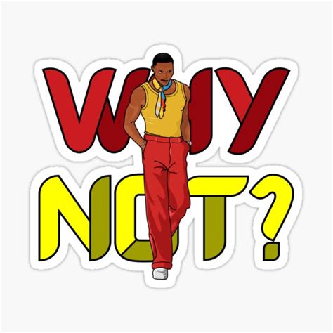 Russel Westbrook Style Why Not Sticker For Sale By Aya Design