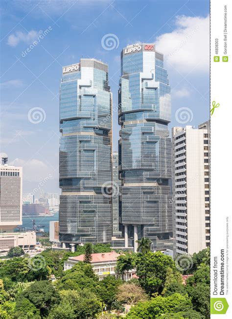 The Lippo Buildings In Hong Kong Editorial Stock Photo Image Of