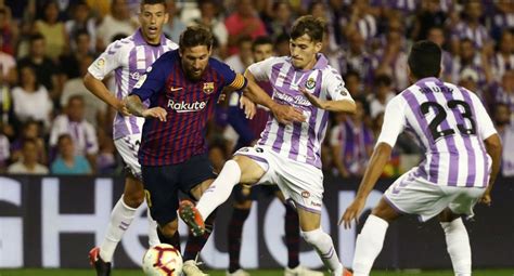You will find what results teams barcelona and valladolid usually end matches with divided into first and second half. España: Barcelona vs. Real Valladolid: goles, resultado y ...