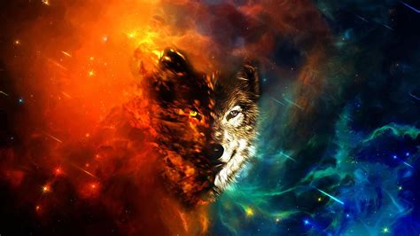Space Wallpapers Wolf Wolf Wallpaperspro