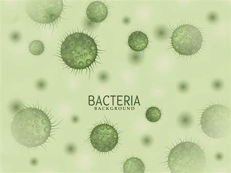 Modern Bacteria Germs In Green Background 1060031 Vector Art At Vecteezy